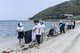 酒店管理层及员工代表清洁沙滩