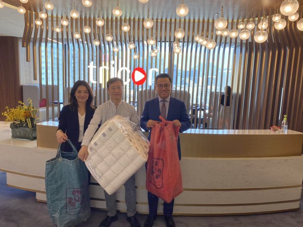 From left to right: Judy Wong (Group General Counsel and Chief Compliance Officer), Harold Yip (Founder of Mil Mill), Joe Wan (CEO of Tricor Hong Kong)