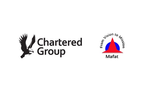 Chartered Group and MAFAT Logo