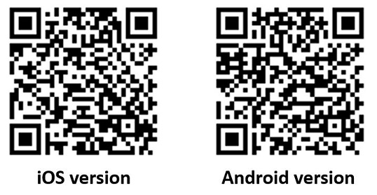 欲下载iOS或安卓（Android）版VooV Meeting，请扫描QR码