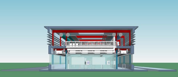 Exyte_Vaccine Production Plant_Cross Section