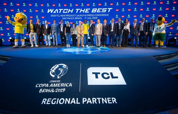TCL与2019巴西美洲杯官方合作发布会
