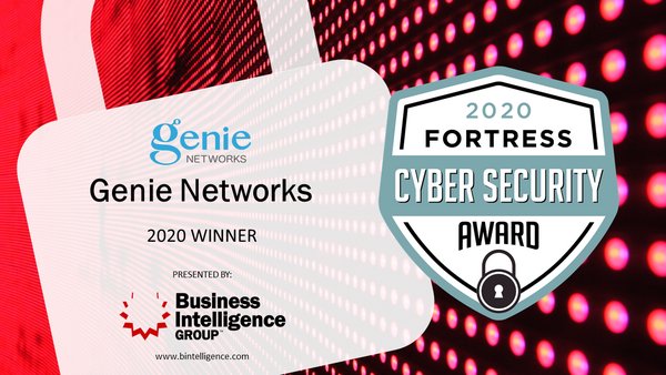 Genie Networks Wins 2020 Fortress Cyber Security Award