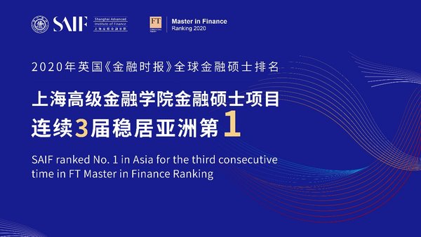 高金MF项目连续第三次排名亚洲第一