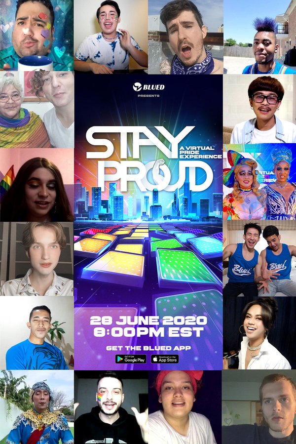 #StayProud, Blued’s first ever virtual pride event, featured 20+ speakers and performers representing 9 countries in the app’s ever-growing global user base.