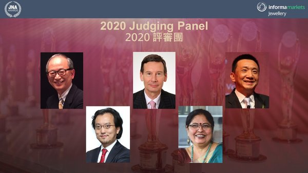 The JNA Awards 2020 Judging Panel (From left to right) - Albert Cheng, CEO, Singapore Bullion Market Association and International Advisor, Shanghai Gold Exchange; Mark Lee, Research Director of Asia Pacific Institute for Strategy (APIFS); James Courage, former Chief Executive of Platinum Guild International (PGI) and former Chairman of the Responsible Jewellery Council (RJC); Nirupa Bhatt, Senior Advisor to the Gemological Institute of America (GIA) India; and Lin Qiang, President and Managing Director of