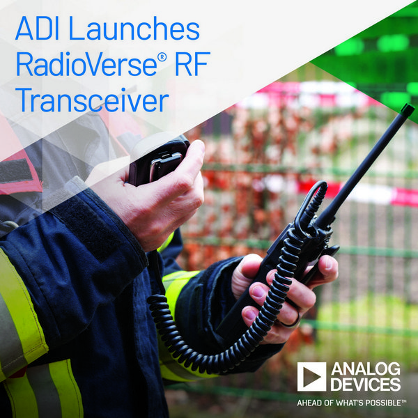 ADI推出RadioVerse RF收發器
