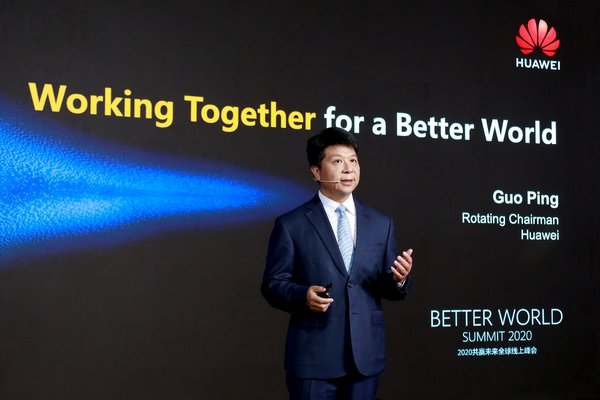 Guo Ping talks about 5G commercial success at the Better World Summit 2020