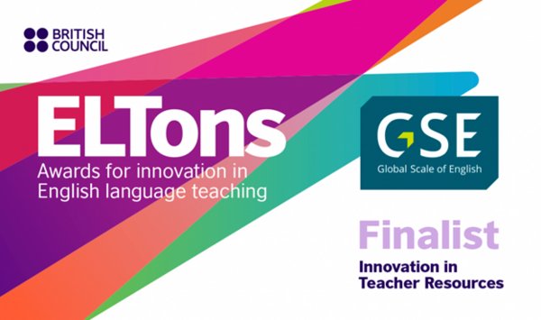 培生全球英语水平测试标准教师工具包（GSE教师工具包）入围2020年度ELTons英语教学创新大奖。
