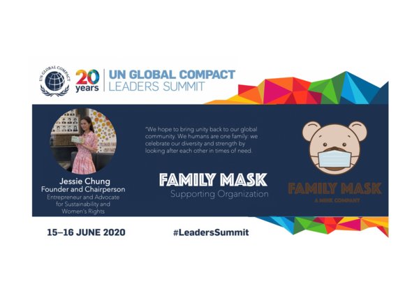 Family Mask Supports UNGC Leaders’ Summit 2020