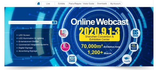 LED CHINA B2B Online Webcast Platform