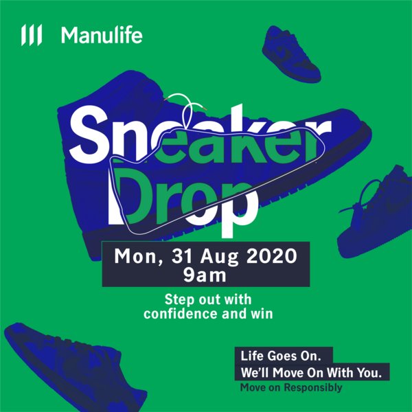 Manulife launches 5-week long Sneaker Drop
