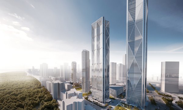 武汉国华金融中心建筑外观效果图
