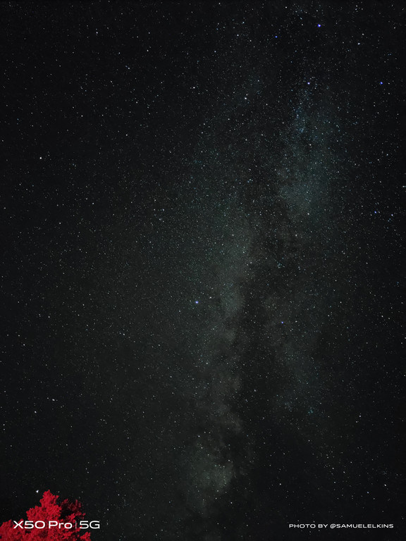 A photo of the starry night, shot on X50 Pro by Samuel Elkins (@samuelelkins)