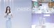 ORBIS奥蜜思中国市场部公关经理段怡文上台发言（左）/ 高光奥秘深度体验区（右上）/ 芯悠系列三件套（右下）