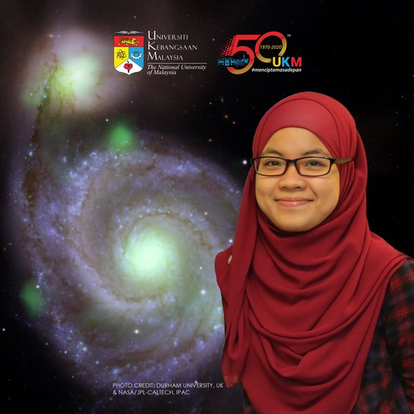 A scientist from Universiti Kebangsaan Malaysia (UKM), Dr. Adlyka Annuar, led a research that discovered two active supermassive black holes in nearby galaxies.