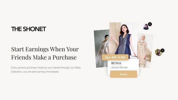 the Shonet where you can Shop and Earn