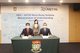 (Left) Professor Christopher Chao, Dean of Engineering of The University of Hong Kong, and Mr Hugh Chow, CEO of ASTRI, sign an agreement to launch the Work-Study Scheme, witnessed by Commissioner of Innovation and Technology Ms Rebecca Pun, JP.