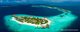 马尔代夫伊塔富士岛华尔道夫度假村坐享天海一色的壮观美景，让宾客犹如置身天堂。