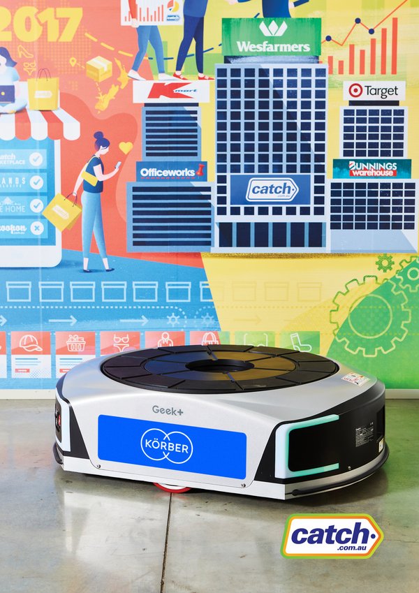 Körber set to roll out the largest deployment of autonomous mobile robots in Australia and New Zealand for leading online retailer Catch Group.