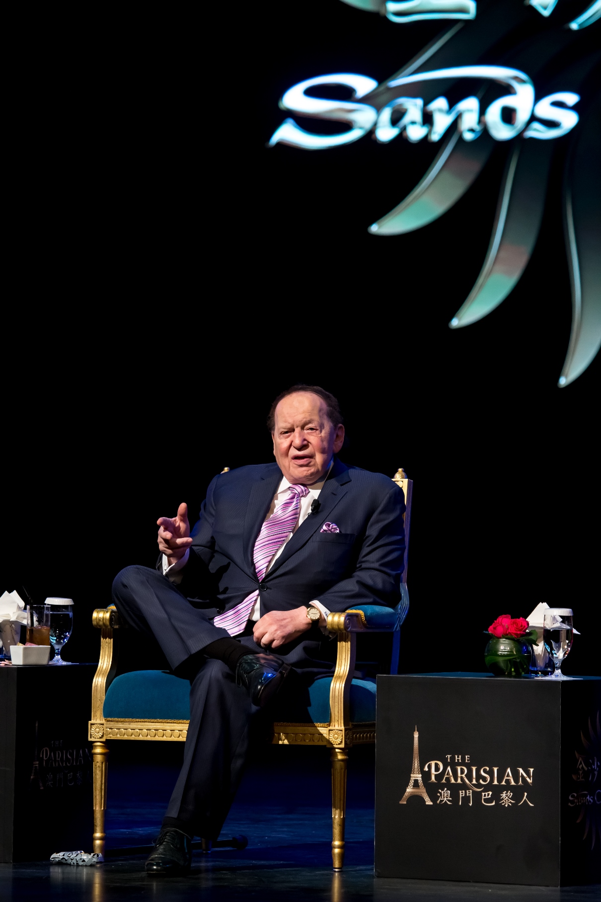 Las Vegas Sands Corp. Chairman and CEO Sheldon Adelson, shown at
