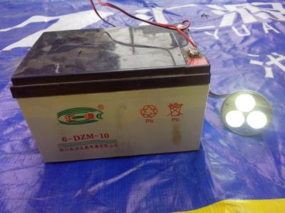 浙江长兴天能电源有限公司生产的6-DZM-10 型汇源牌旧电池