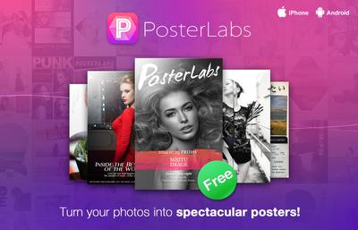 PosterLabs instantly transforms your photos into spectacular posters