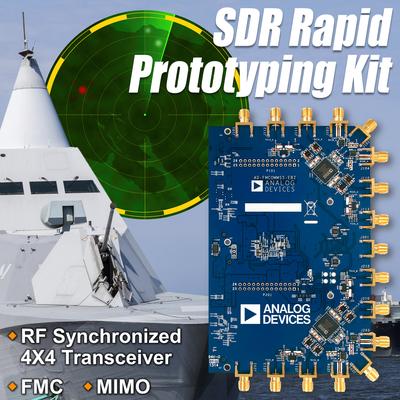 SDR用首款同步射頻收發(fā)器快速原型制作套件上市