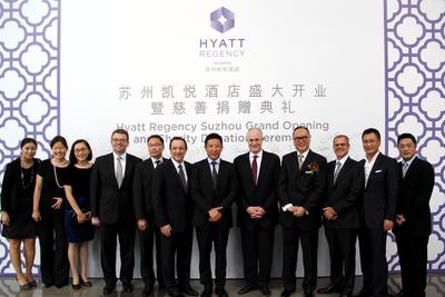 VIPs at the Grand Opening of Hyatt Regency Suzhou