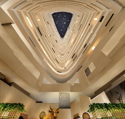 29-floor high atrium at Hyatt Regency Suzhou, the highest in the city
