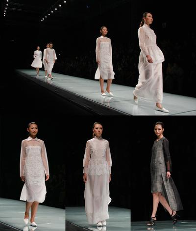 依文集团旗下品牌EVE de CINA女装的首秀精彩亮相于中国（大连）国际服装纺织品博览会