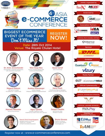 4th Asia eCommerce Conference 2014 - Showcasing Tomorrow's Business