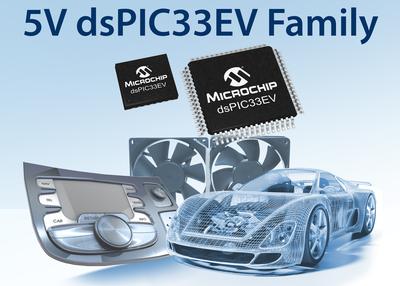Microchip Introduces New 5V dsPIC33 