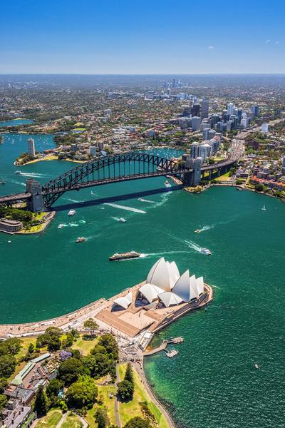 Sydney Opera House and Harbour Bridge Credit: Destination NSW