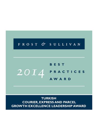 2014 Turkish Courier, Express and Parcel Growth Excellence Leadership Award