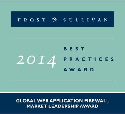2014 Global Web Application Firewall Market Leadership Award