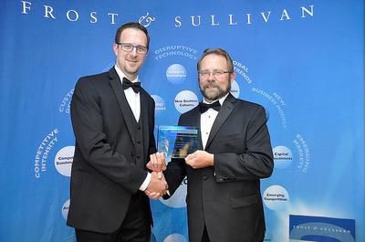 Matt Wells from GE Accepts Frost & Sullivan Award