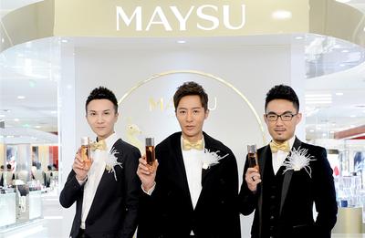 （从左到右：尼可、小P、马修）三位顶级美肤专家共同推荐中国化妆品第一个高端品牌美素MAYSU