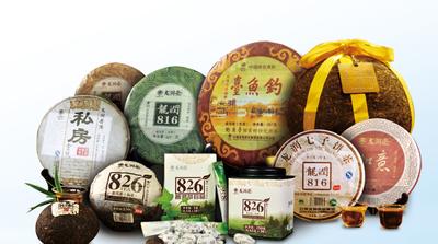 龙润茶多元化的健康产品