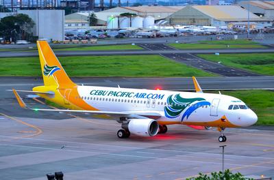 Cebu Pacific Air brand-new Airbus A320 aircraft equipped with Sharklets