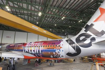   Jetstar A320 plane sports new look with the launch of Asia's Got Talent