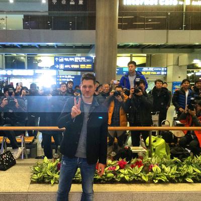 MICHAEL BUBLE arrives in Seoul