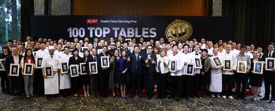 At a ceremony held yesterday, fine-dining restaurants named in the 100 Top Tables 2015 - A CEO's Dining Guide were commended with a certificate of recognition from the South China Morning Post.