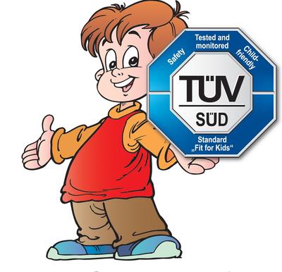 TUV SUD制定的“Fit for Kids” （适合儿童使用）标志