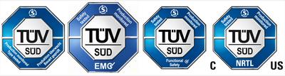 TUV SUD 针对工业机器及自动化类产品提供的欧盟及北美认证标志
