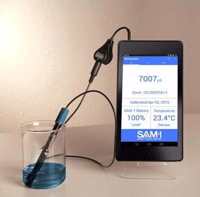 Sensorex发布SAM-1智能水质监测仪的安卓应用程序