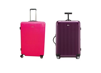 The lawsuit concerned the suitcase model shown (compared to the original, right)