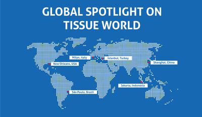 Tissue World events map