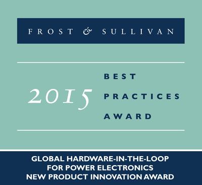 Typhoon HIL receives 2015 Global Hardware-in-the-loop- for Power Electronics New Product Innovation Award