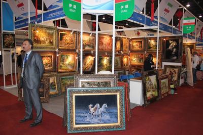 Feature products from Iran are imported into China through the Yiwu Imported Commodities Fair